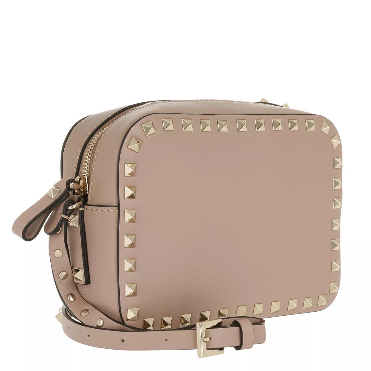 Valentino Garavani Crossbody bags Rockstud Camera Crossbody Bag in poeder roze