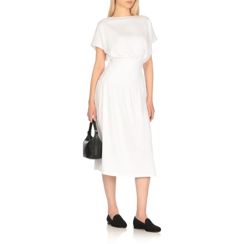 Fabiana Filippi Robes midi White Coton Dress White (Image 5)