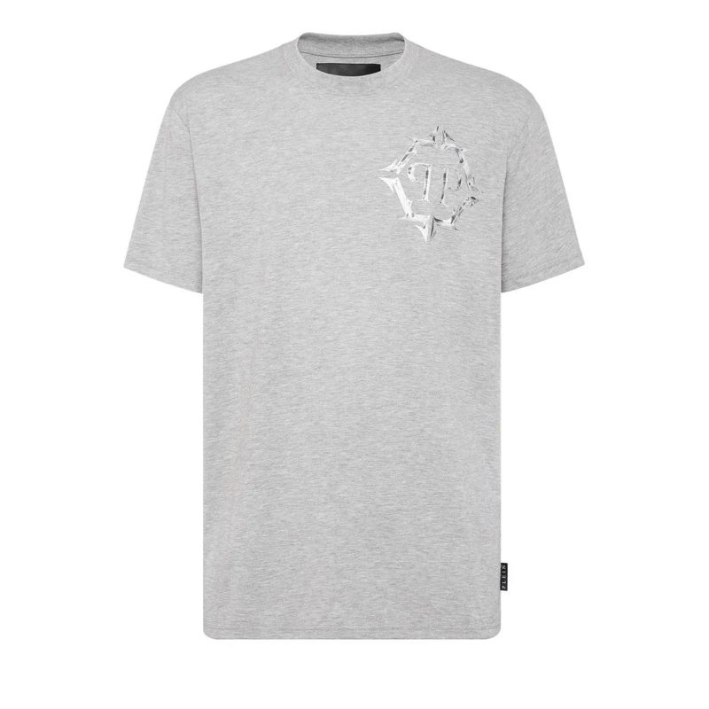 Philipp Plein T-Shirt T-Shirt Chrome grau