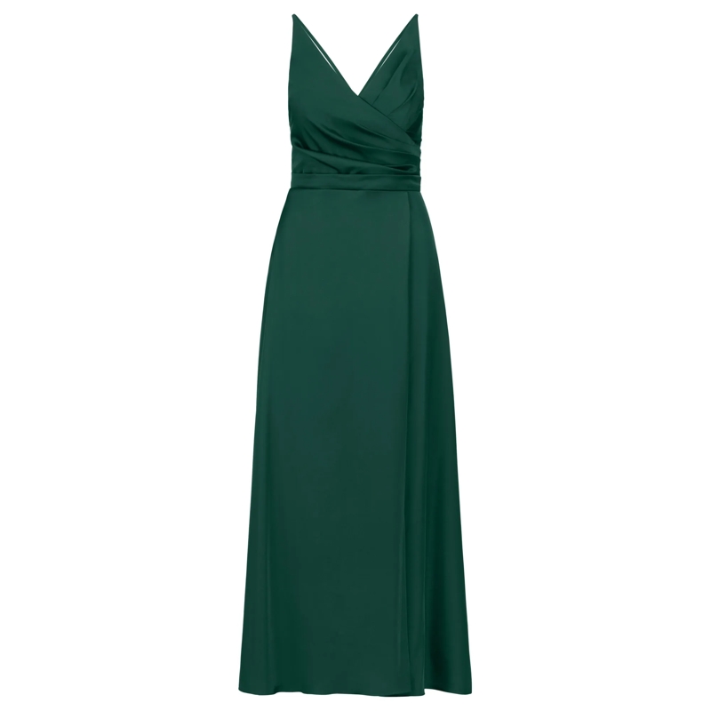 Apart Abendkleid Satin-Abendkleid grün