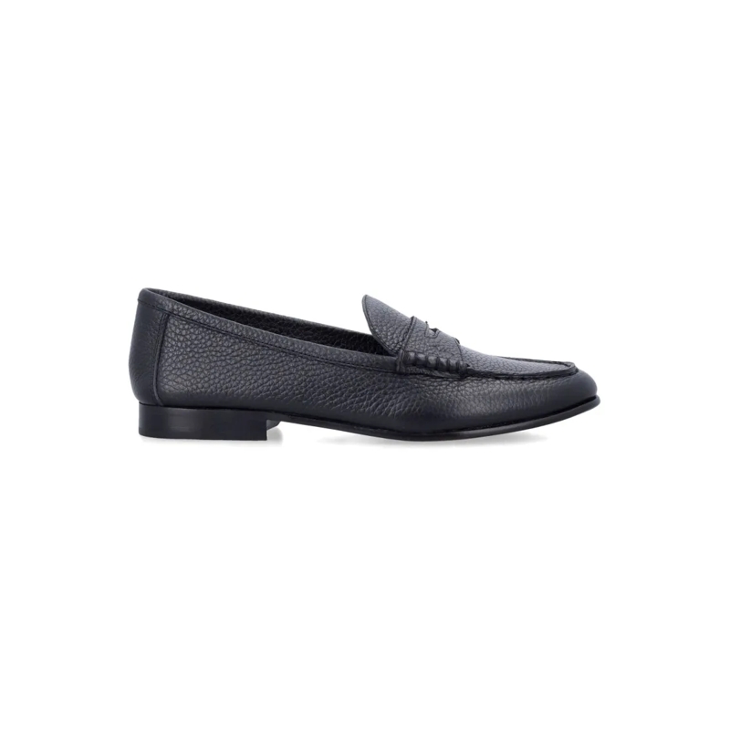 Polo Ralph Lauren Balletschoenen Pebbled Leather Penny Loafer Black
