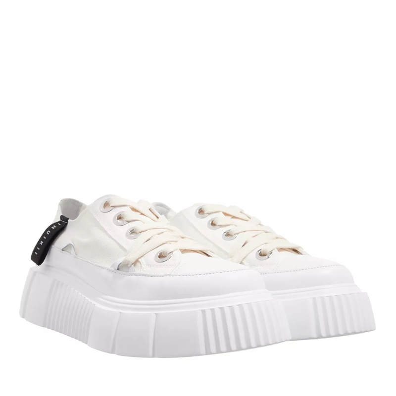 INUIKII Platform Sneakers Matilda Canvas Low 23 White