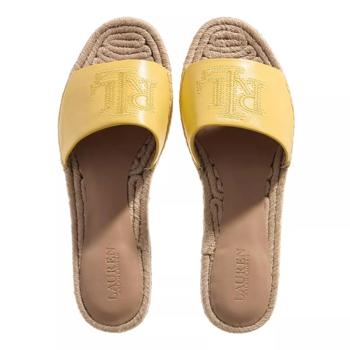 Thumbnail - Lauren Ralph Lauren Sandalen - Polly Logo Espadrilles Flat - Gr. 36 (EU) - in Gelb - für Damen