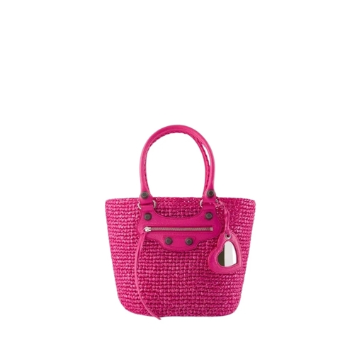 Balenciaga Le Cagole Panier M Shoulder Bag - Nylon - Pink Pink Schultertasche