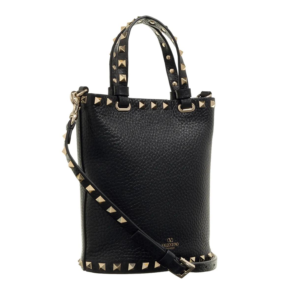 Valentino Garavani Crossbody bags Rockstud Mini Tote in zwart