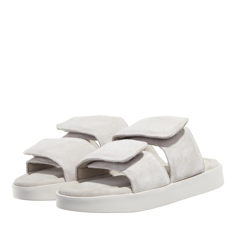 INUIKII Slides Classic Suede Velcro Grey(Image 4)