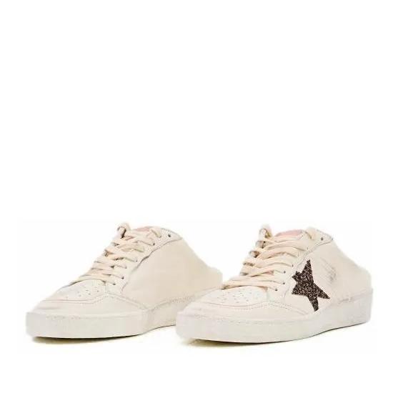 Golden Goose Low-Top Sneaker - Ballstar Sabot Sneakers - Gr. 38 (EU) - in Beige - für Damen