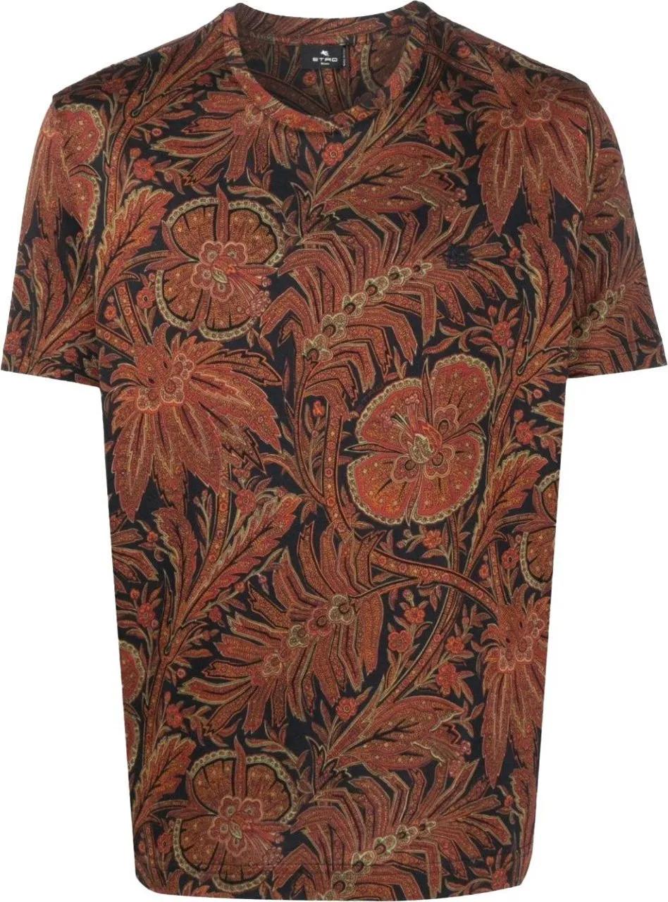 Thumbnail - Etro - Paisley Print T-shirt - Größe XL - bunt