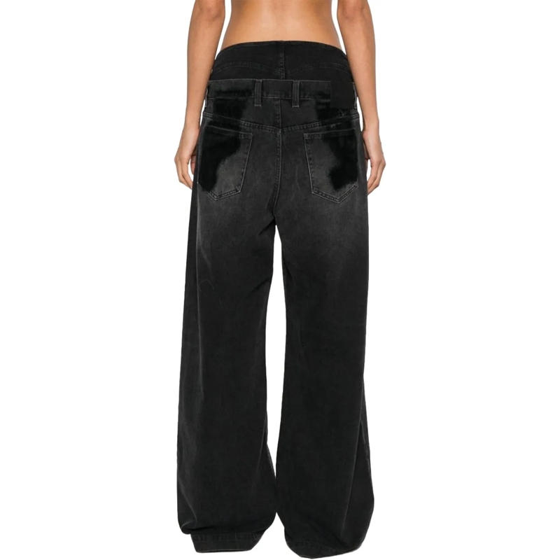 The Attico Boyfriend-Jeans Jeans Black dunkelgrau(Image 3)