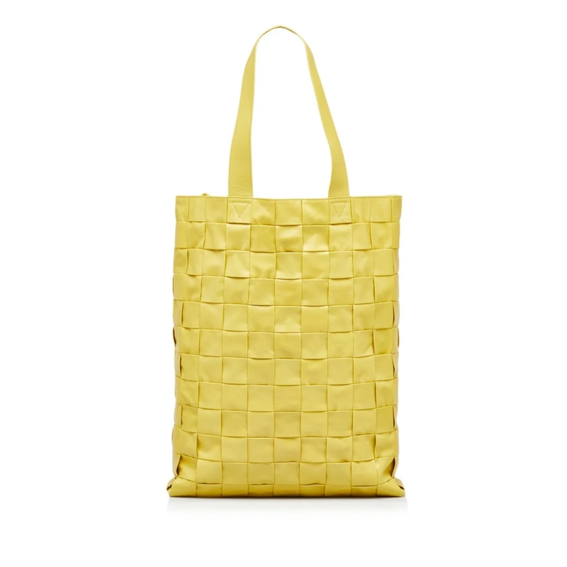 Bottega Veneta Shopper Nappa Maxi Intrecciato Cassette Tote gelb