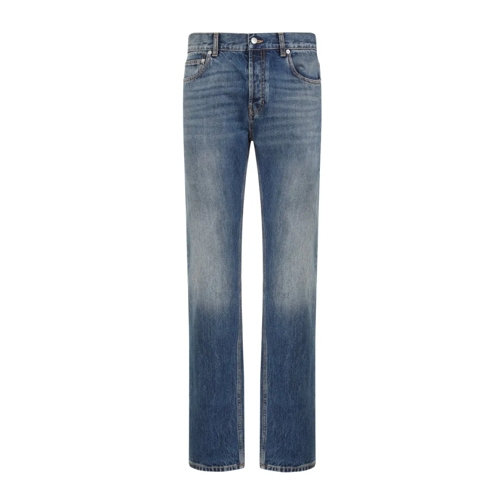 Alexander McQueen Jeans Blue Cotton Jeans Blue