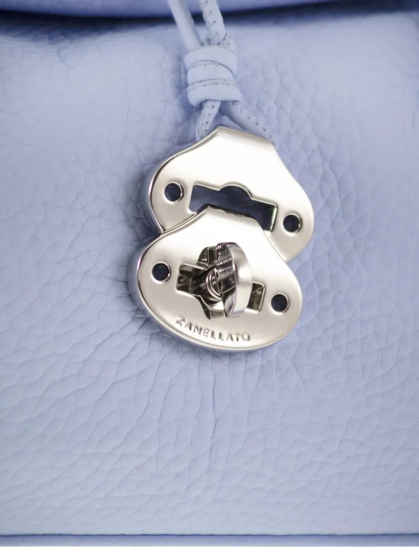 Thumbnail - Zanellato Hobo Bags - Dotta - Grained Leather Bag S - Gr. unisize - in Blau - für Damen