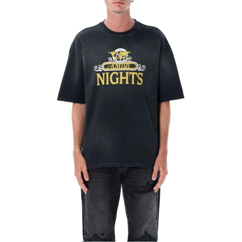 Amiri T-shirt Night Nero schwarz