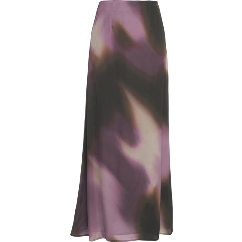 Guess Jupe midi Maxi skirt with print mehrfarbig
