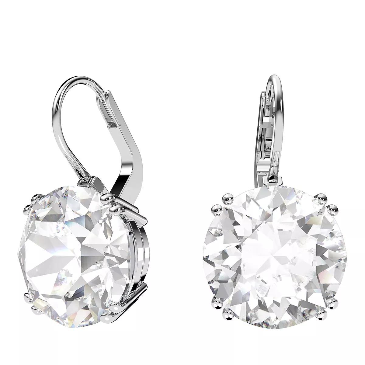 Swarovski Ohrringe - Millenia drop Round cut Rhodium plated - Gr. unisize - in Silber - für Damen