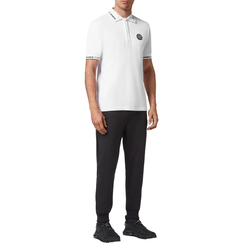 Plein Sport Top Poloshirt Statement weiss(Image 4)