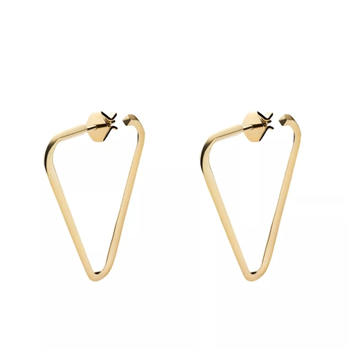 Miansai Eden Earrings Polished Gold Hoop