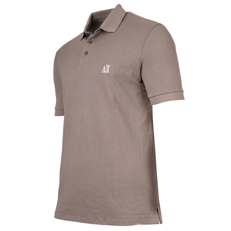 Armani Exchange Polohemd Armani Exchange A|X ARMANI EXCHANGE Herren Poloshi beige(Image 3)