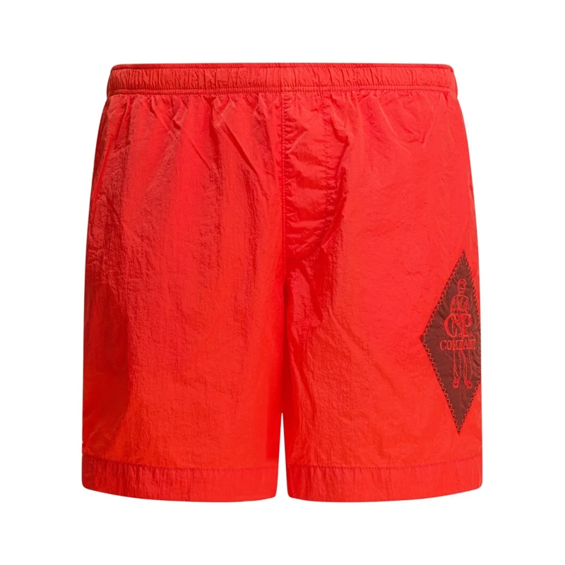 CP Company  Eco-Chrome R Swim Shorts Red