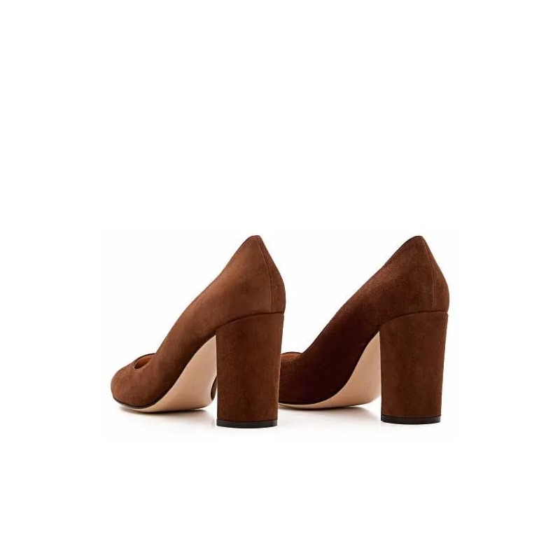 Gianvito Rossi Pumps 85Mm Suede Piper Pump Brown(Image 6)