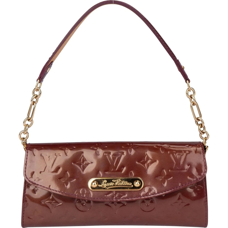 Louis Vuitton Schultertasche Louis Vuitton Vernis Monogram Sunset Boulevard Sho lila