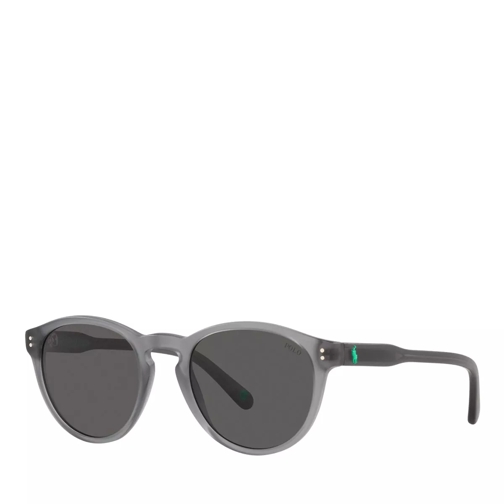 Polo Ralph Lauren 0PH4172 Matte Transparent Dark Grey Sonnenbrille
