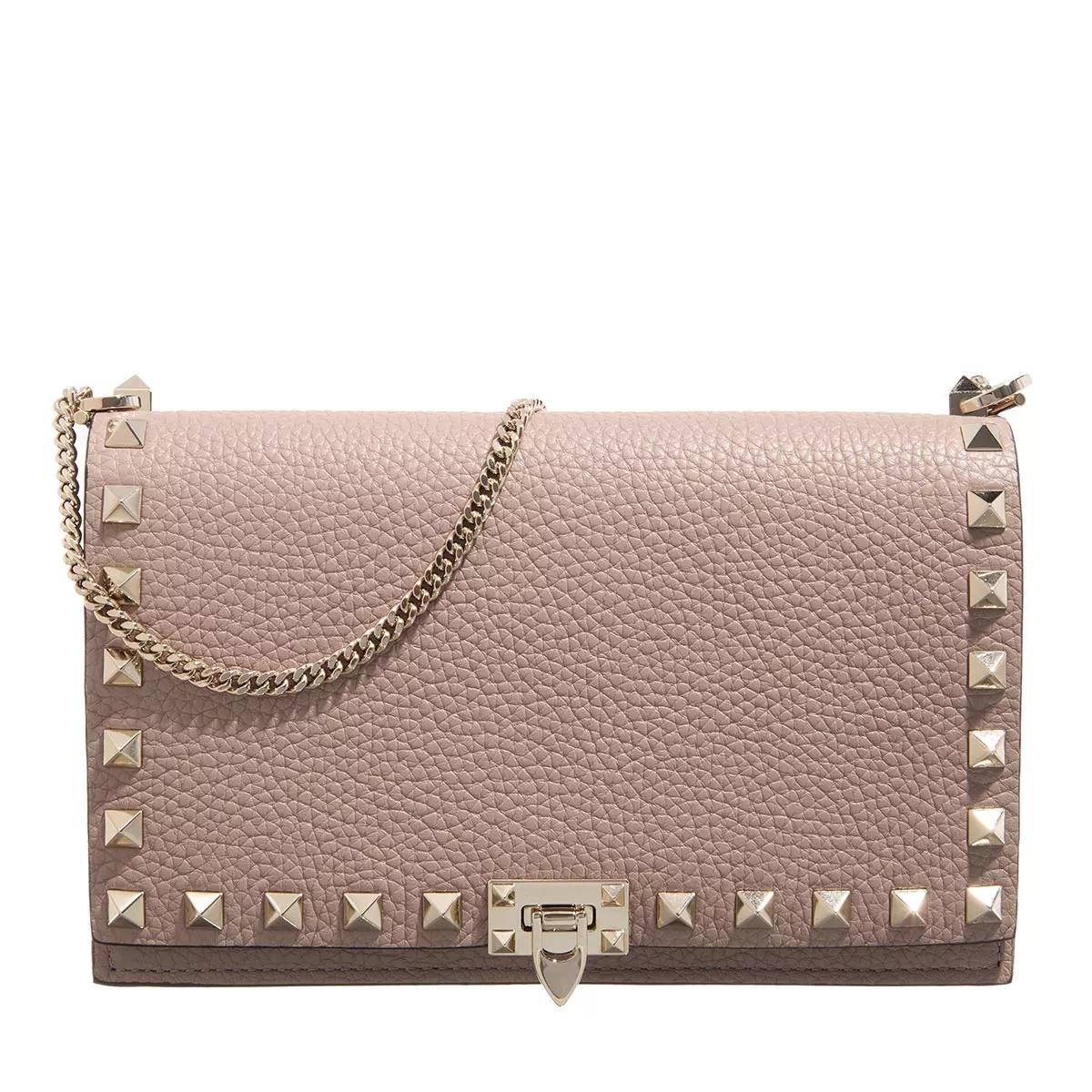 Valentino Garavani Pochettes - Mini Bag Rockstud - Gr. unisize - in Taupe - für Damen