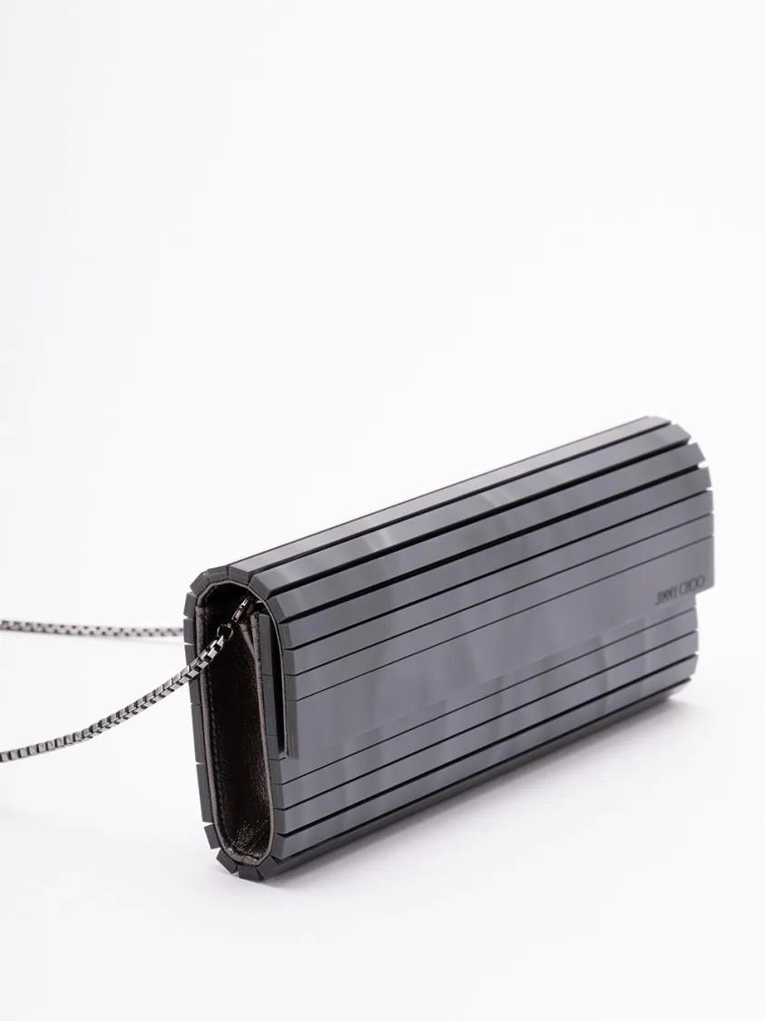 Jimmy Choo Hobo bags `Sweetie` Structured Shoulder Bag in grijs
