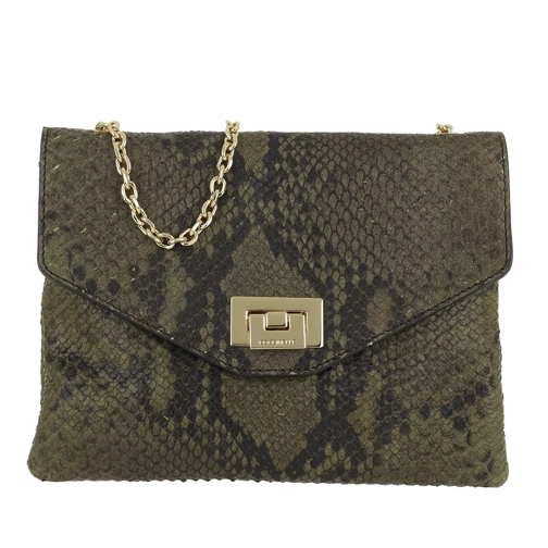 Coccinelle Florie Python Crossbody Bag Evergreen Crossbody Bag