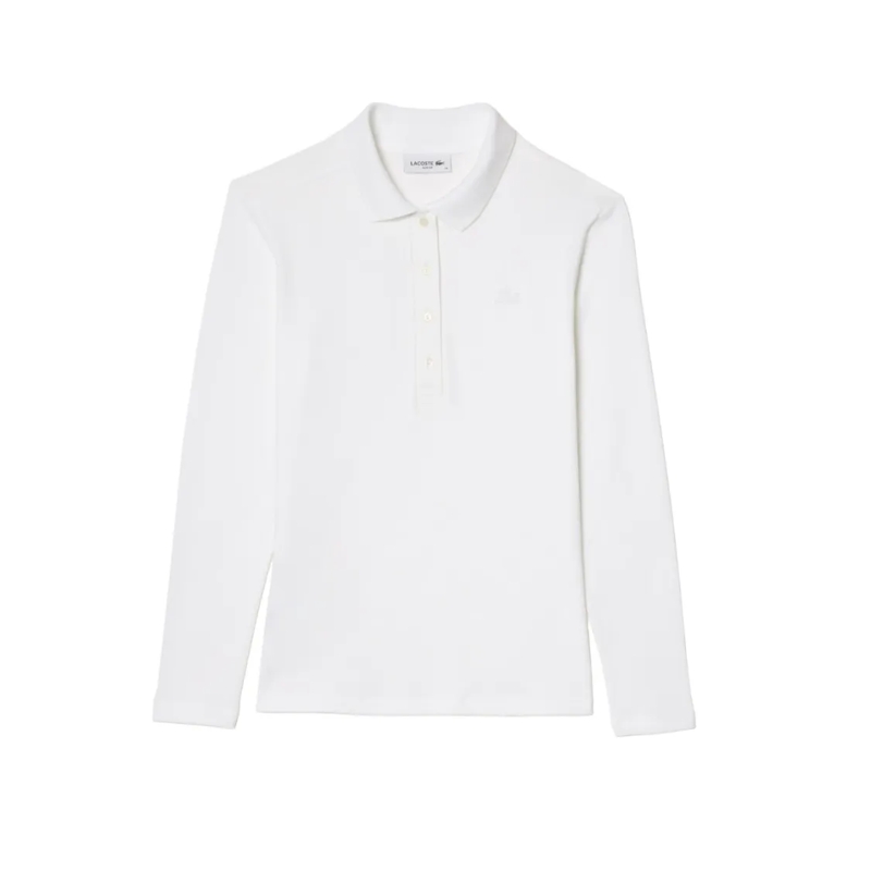 Lacoste T-shirt Long Sleeve Polo Shirt White
