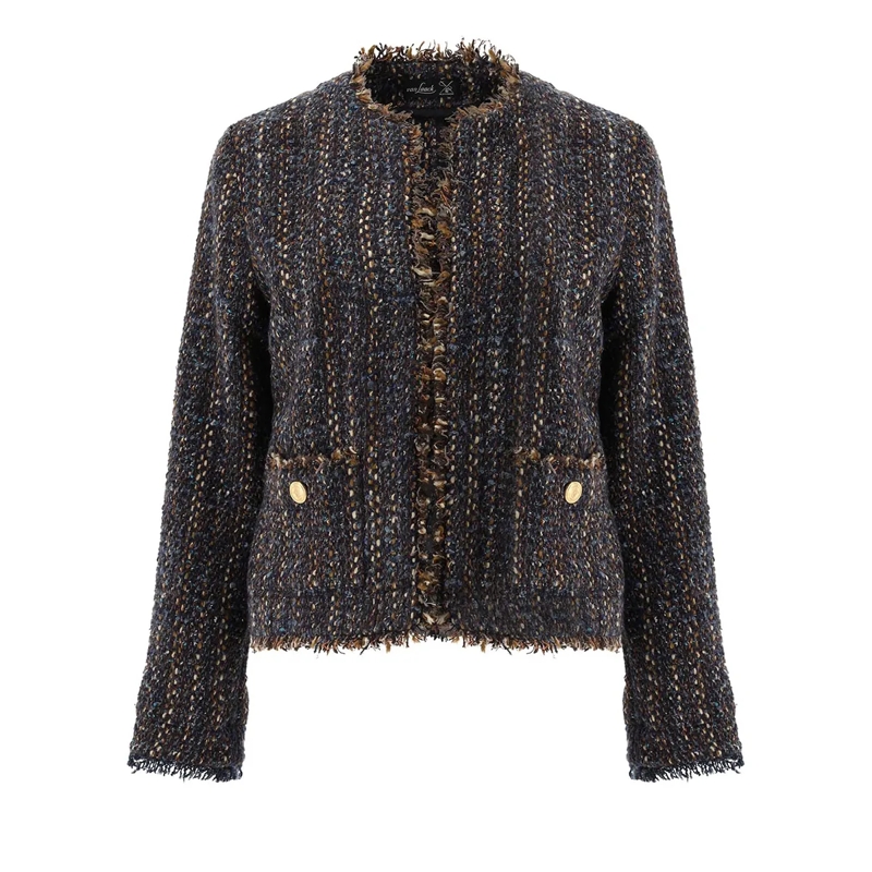 VAN LAACK Blazer Mantel Modern Fit Dessiniert braun