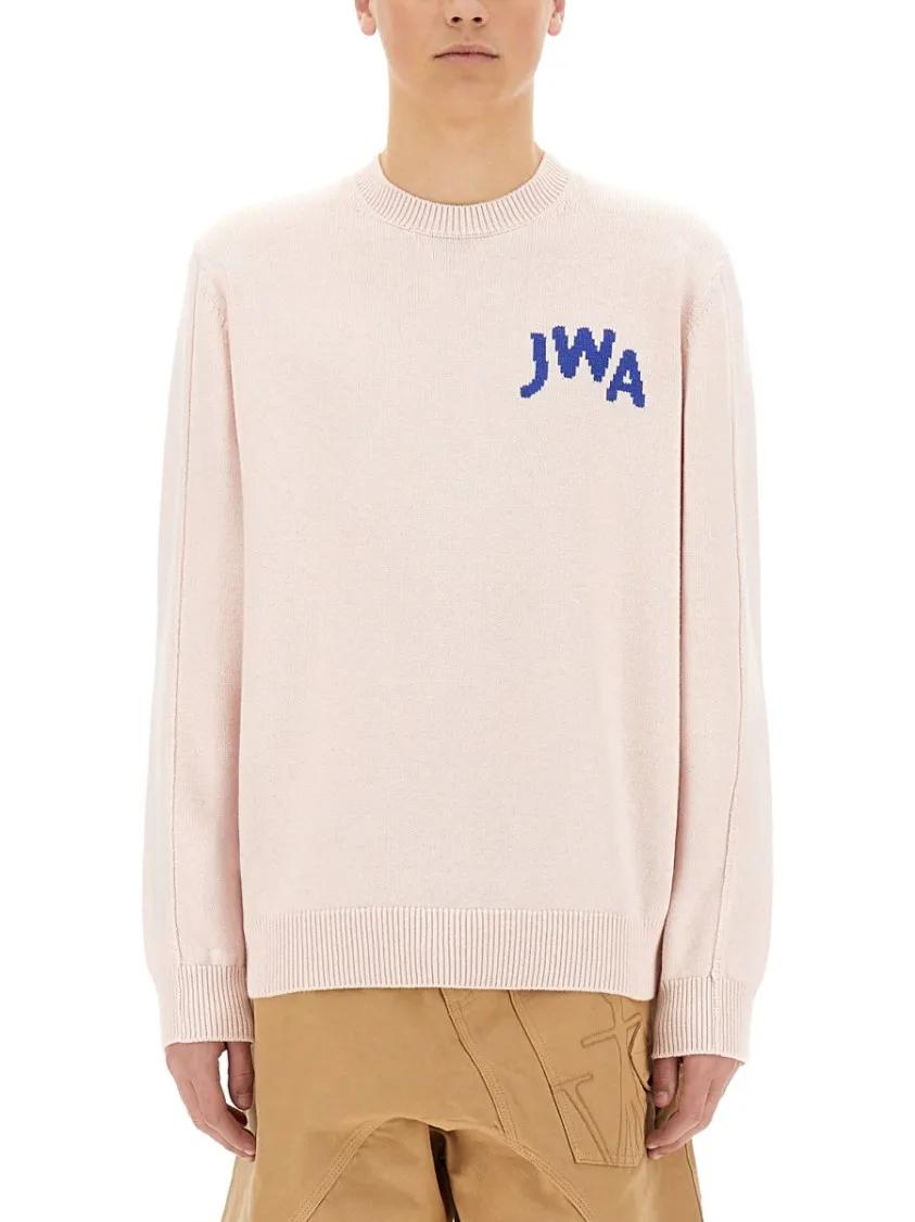 Thumbnail - J.W.Anderson - Jersey With Logo - Größe M - pink