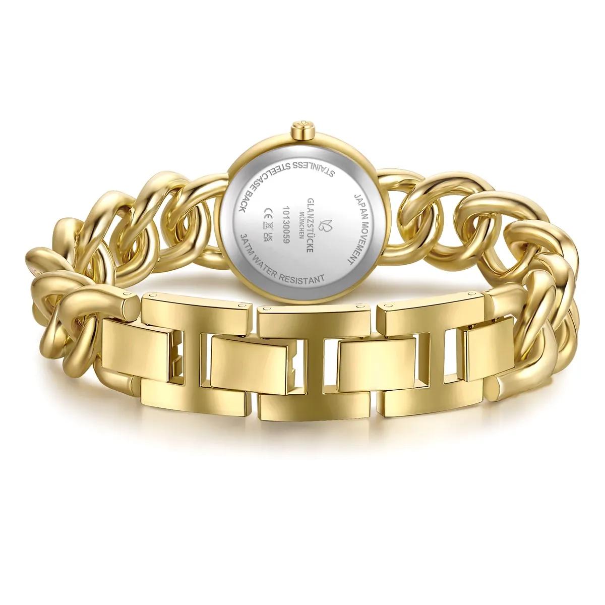 Thumbnail - Glanzstücke München Uhr - Damen Armbanduhr Metall-Legierung - Gr. unisize - in Gold - für Damen