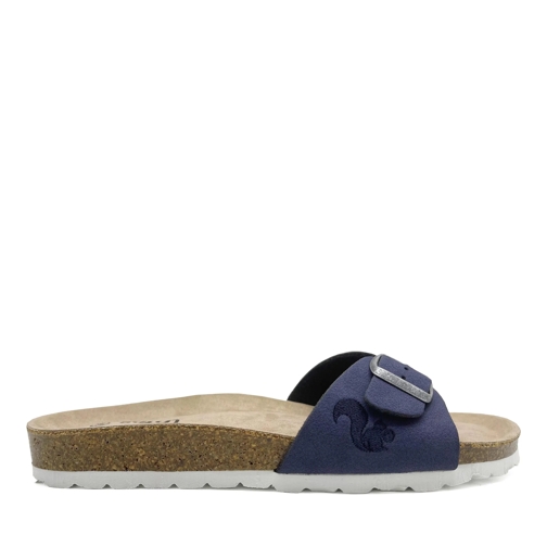 thies Sandale thies 1856 ® Eco Bio Strap Sandal vegan navy (W/X) mehrfarbig