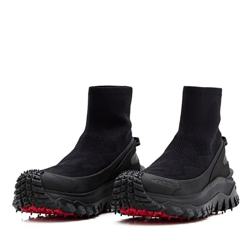 Moncler Trailgrip Knit High Top Sneakers Black Botte