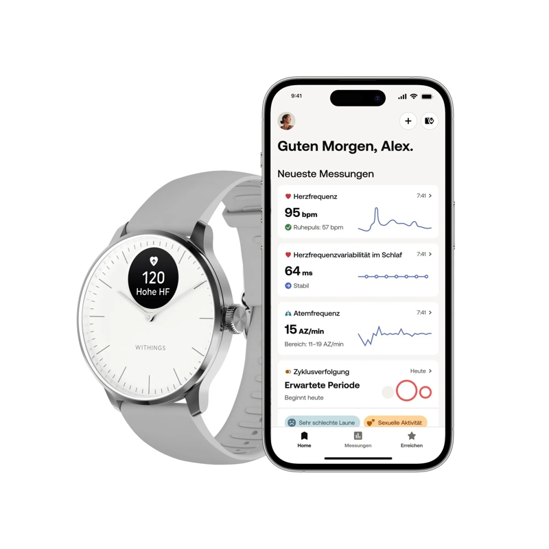 Withings Automatikuhr SCANWATCH  LIGHT weiss(Image 5)