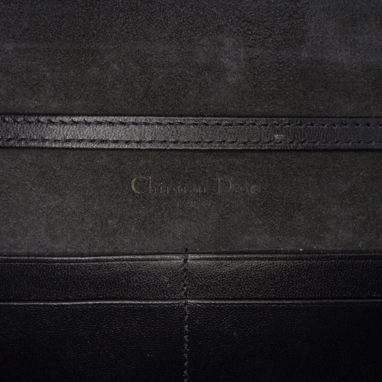 Thumbnail - Christian Dior Hobo Bags - Studded Denim Diorama Wallet on Chain - Gr. unisize - in Blau - für Damen