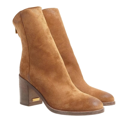 Golden Goose Vivienne Ankle Boots In Cognac Suede Ankle Boot