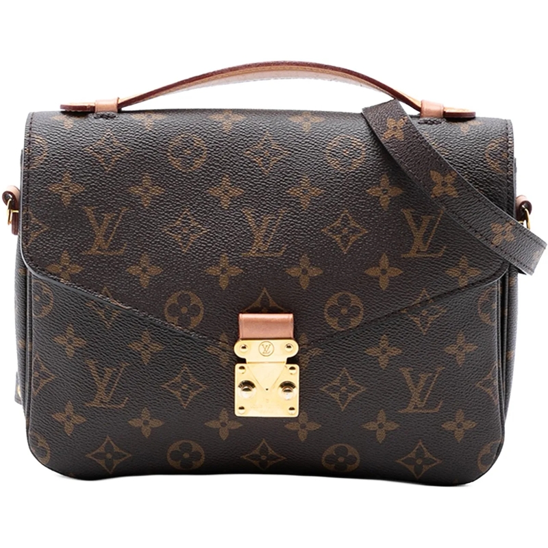 Louis Vuitton Schultertasche Monogram Pochette Metis braun
