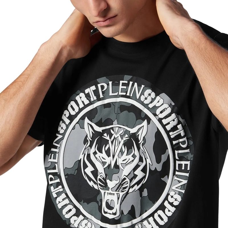 Plein Sport T-Shirt T-Shirt Carbon Tiger schwarz(Image 8)