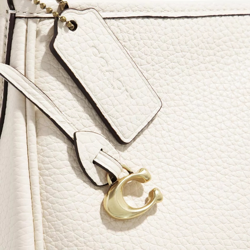 Coach Crossbody Bag Soft Pebble Leather Cary Crossbody Chalk(Image 5)