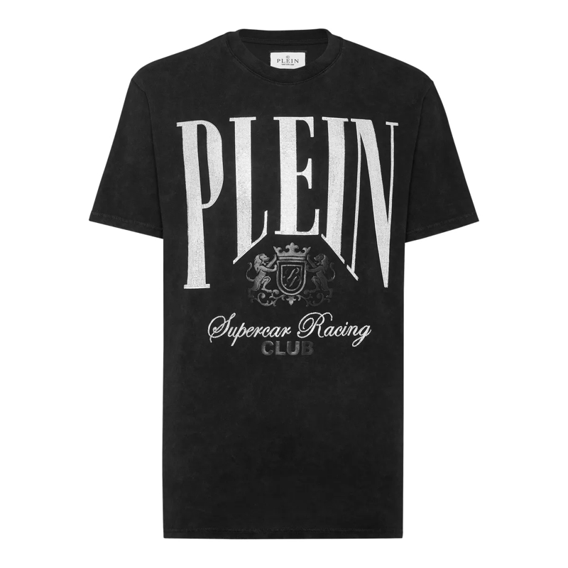 Philipp Plein T-Shirt T-Shirt Racing Mit Schmucksteinen schwarz(Image 6)