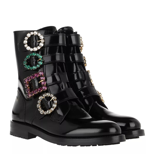 Dolce&Gabbana Combat Ankle Boots  Nero Bottine