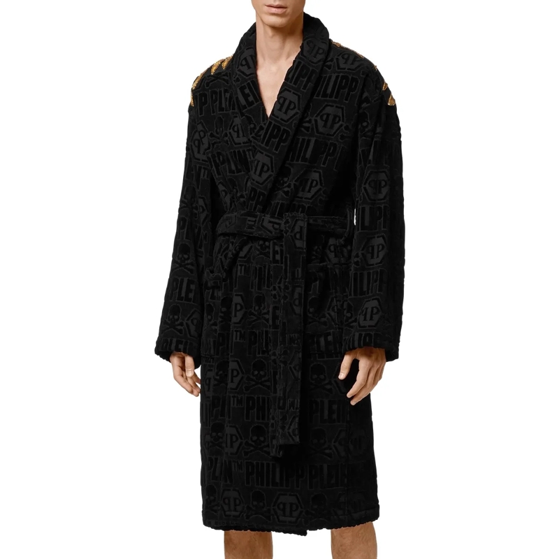Philipp Plein  Bademantel Eagle schwarz (Image 3)