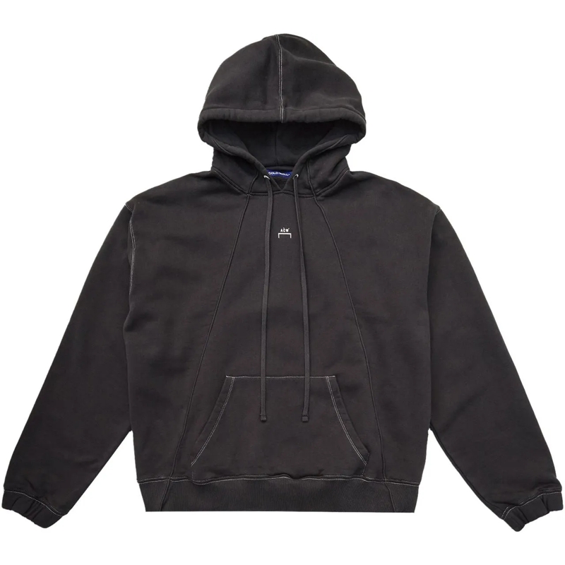 A-Cold-Wall*  Felpa Con Cappuccio Millbank Nera schwarz