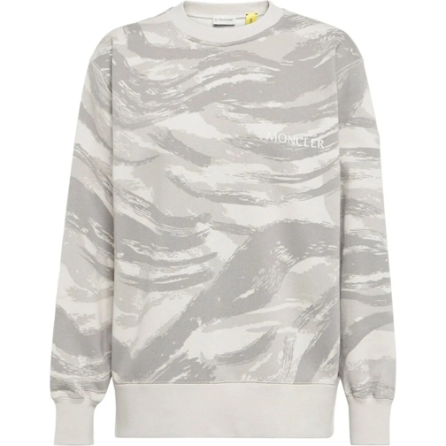 Moncler T-shirts 4 Genius X Hyke Logo Printed Sweatshirt grau