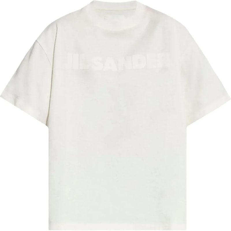Jil Sander T-Shirt Logo T-shirt Porcelain mehrfarbig