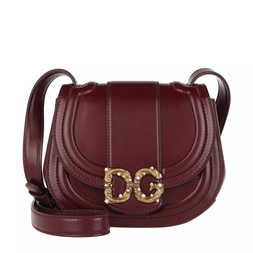 Dolce&Gabbana DG Amore Mini Crossbody Bag Bordeaux Sac à bandoulière