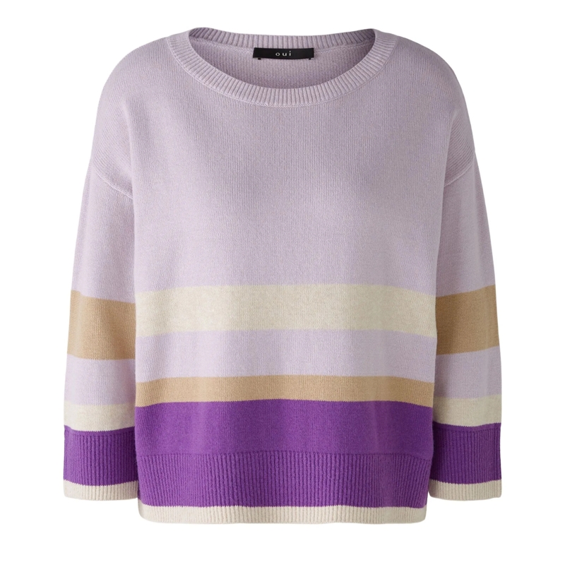 Oui Sweatshirt Pullover lila