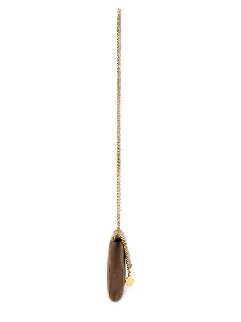 Stella Mccartney Hobo bags Rectangular Mini Bag With Chain Shoulder Strap in bruin